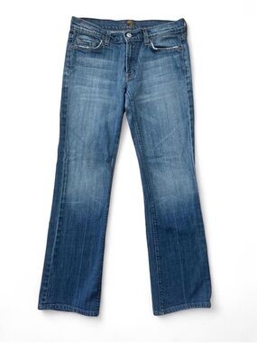 7 For All Mankind Women's Medium Blue Flare Jeans